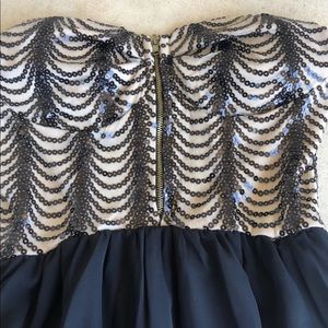 Cocktail dress with sequin detailing